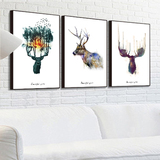 麋鹿森林系列挂画 以下均为单幅价格